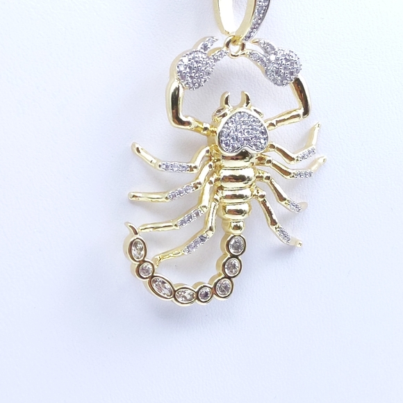 Icy Scorpion Pending + 20" Cuban Chain - Picture 2 of 8